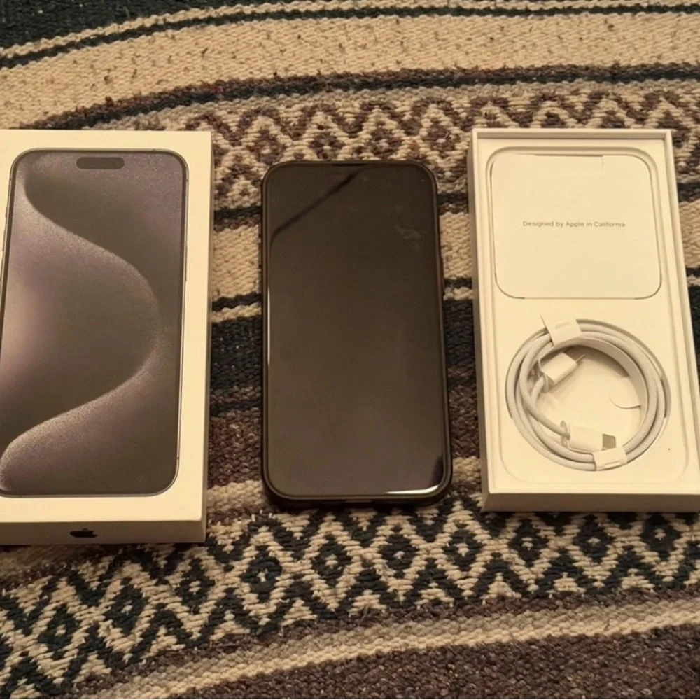 Black Smartphone with Accessories